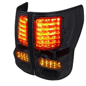 07-12 TOYOTA TUNDRA LED TAIL LIGHT SMOKED LENS Spec D LED Tail Lights (Smoke)