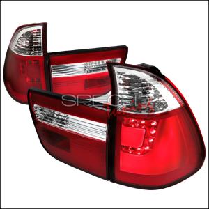 2000-2006 BMW E53 X5 Models Only Spec D Red LED Tail Lights