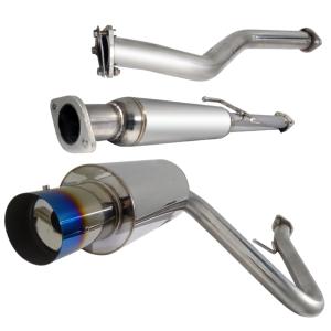 05-10 SCION TC 2.5 INCH INLET N1 STYLE CATBACK EXHAUST WITH BURNT TIP Spec D N1 Style Catback Exhaust with Burnt Tip (2.5