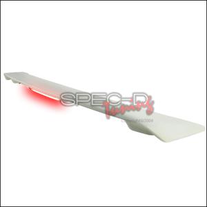 2003-2008 Toyota Corolla Models Only Spec D Oe Style Rear Trunk Spoiler + LED Brake Light