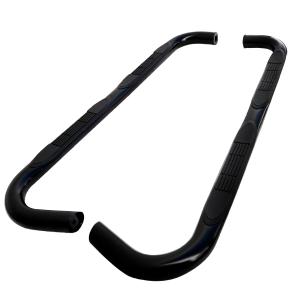 84-00 JEEP CHEROKEE 3 INCHES ROUND SIDE STEP BAR - BLACK Spec D 3