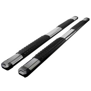 05-15 TOYOTA TACOMA 5 INCH SIDE STEP BAR SABER STYLE - DOUBLE CAB Spec D Side Step Bars - Saber Style, Chrome Color