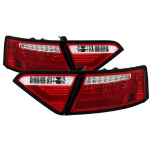 Audi A5 08-12 - LED Model Only ( Not Compatible With Incandescent Model ) LED Tail Lights - Red Clear