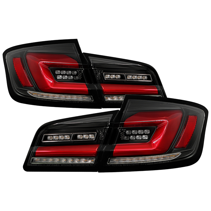    BMW 5 Series F10 F18 M5 2011 - 2017 Sequential Turn Signal LED Tail Light - BK Spyder Auto Tail Lights