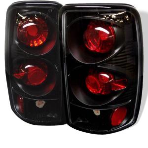 00-06 GMC Yukon, 01-06 Chevrolet Tahoe (1500/2500), 00-06 Chevrolet Suburban (1500/2500) Spyder Altezza Tail Lights - Black