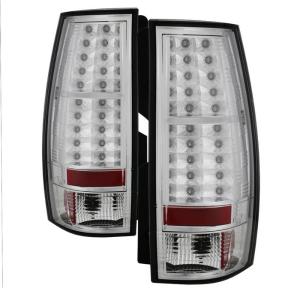 07-14 Chevrolet Suburban, 07-14 Chevrolet Tahoe, 07-14 GMC Yukon Spyder LED Tail Lights - Chrome