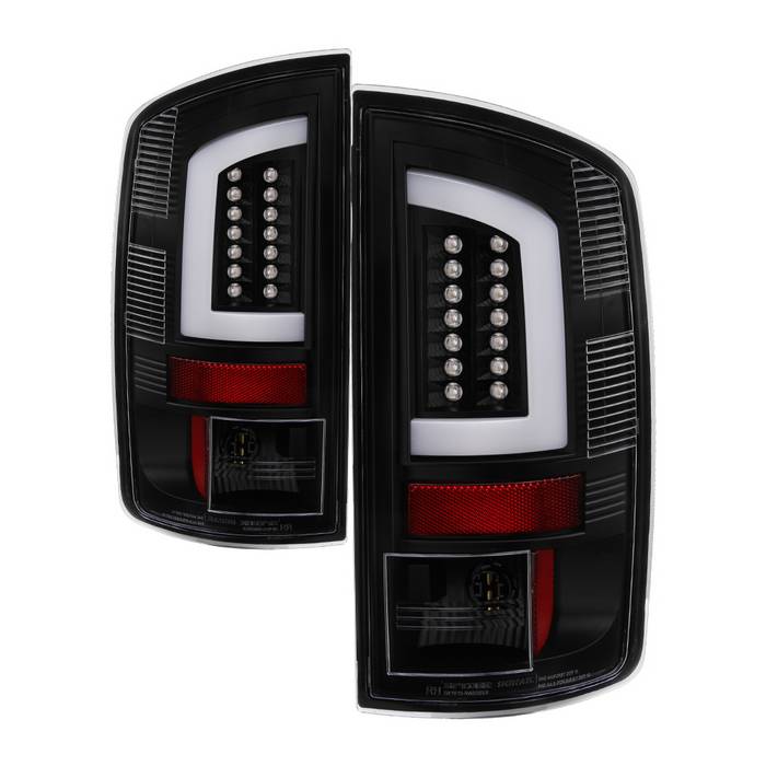    Dodge Ram 02-06 1500 / Ram 2500/3500 03-06 Version 3 Light Bar LED Tail Light - Black Spyder Auto Tail Lights