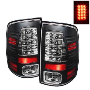 09-16 Dodge Ram Spyder LED Tail Lights - Black