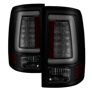 Dodge Ram 1500 13-14 / Ram 2500/3500 13-14 - LED Model only ( Not Compatible With Incandescent Model ) LED Tail Lights - Black Smoke