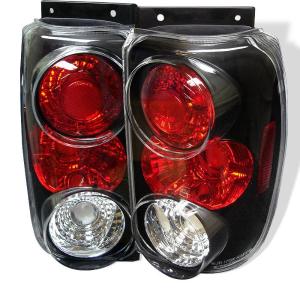 95-97 Ford Explorer Spyder Altezza Tail Lights - Black