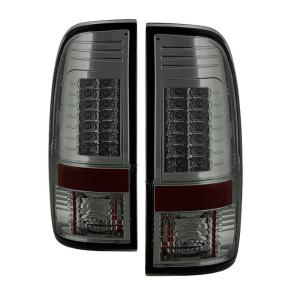 08-16 Ford F250/F350/F450 Spyder Version 2 LED Tail Lights - Smoke