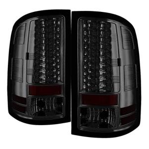 07-14 GMC Sierra 2500HD/3500HD (does not fit 3500HD Dually Models), 07-13 GMC Sierra 1500 (does not fit 3500HD Dually Models) Spyder LED Tail Lights - Smoke