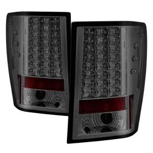 07-10 Jeep Grand Cherokee Spyder Tail Lights - Smoke, LED