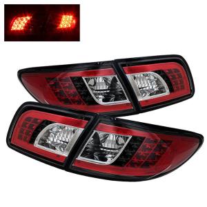 03-08 Mazda 6 4/5DR (Not fit Wagon) Spyder LED Tail Lights - Black