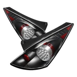 03-05 Nissan 350Z Spyder LED Tail Lights - Black