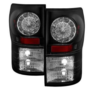 07-13 Toyota Tundra Spyder LED Tail Lights - Black