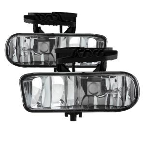 99-02 GMC Sierra (1500/2500), 00-06 GMC Yukon, 01-02 GMC Sierra (1500HD/2500HD/3500) Spyder OEM Fog Lights (No Switch) - Clear