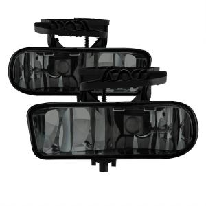 99-02 GMC Sierra (1500/2500), 00-06 GMC Yukon, 01-02 GMC Sierra (1500HD/2500HD/3500) Spyder OEM Fog Lights (No Switch) - Smoke