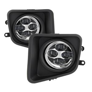 14-16 Toyota Tundra Spyder Fog Lights with Switch - Clear, Daytime DRL LED Running