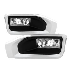 15-17 GMC Yukon/Yukon XL Spyder Fog Lights with Cover and Switch - Clear, OEM