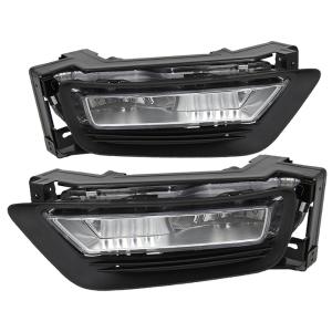 13-15 Honda Accord (4Dr) Spyder Fog Lights with Switch - Clear, OEM