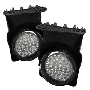 03-06 GMC Sierra (1500/2500/3500) Spyder Fog Lights with Switch - Clear, LED