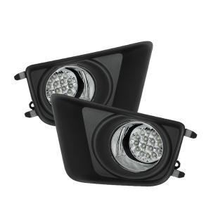 12-15 Toyota Tacoma Spyder Fog Lights with Switch - Clear, LED