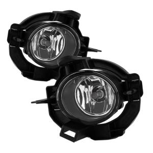 08-13 Nissan Rogue Spyder Fog Lights with Cover and Switch - Clear, OEM