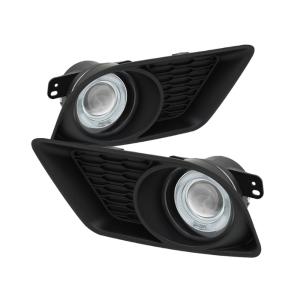 11-14 Dodge Charger Spyder Halo Projector Fog Lights - Clear