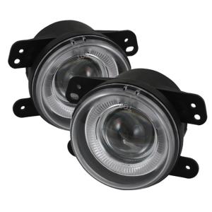 09-10 Dodge Journey, 07-09 Jeep Wrangler, 06-09 Chrysler PT Cruiser, 05-08 Dodge Magnum, 05-10 Chrysler 300 Spyder Auto Proejctor Fog Lights - Clear