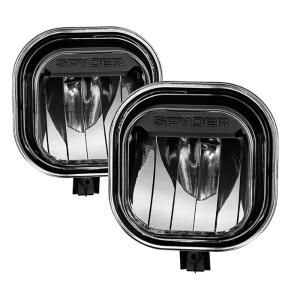 11-14 Ford F-Super Duty Spyder Fog Lights - Black, LED