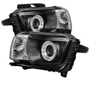 10-13 Chevrolet Camaro Spyder Dual Halo Projector Headlights (Black)