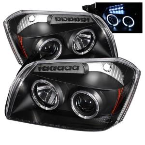 05-07 Dodge Magnum Spyder Halo LED Projector Headlights - Black