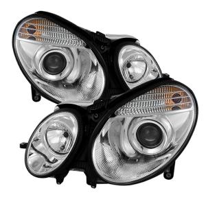 03-06 Mercedes E-Class Spyder Projector Headlights (Chrome)