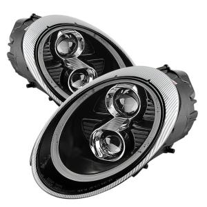 05-09 Porsche 911 Spyder Projector Headlights - Black