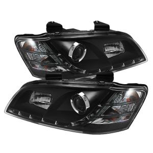 08-09 Pontiac G8 Spyder DRL LED Projector Headlights - Black
