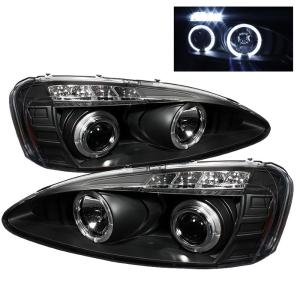 04-08 Pontiac Grand Prix Spyder Halo Projector Headlights - Black