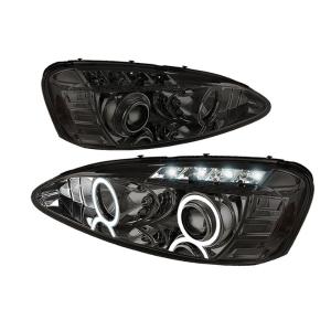 04-08 Pontiac Grand Prix Spyder Halo Projector Headlights - Smoke