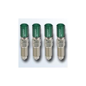 All ATVs (Universal), All Cars (Universal), All Jeeps (Universal), All Motorcycles (Universal), All Muscle Cars (Universal), All SUVs (Universal), All Trucks (Universal), All Vans (Universal), Fab Shop (Universal) Stahlbus Bleeder Valves with Green Dust Caps - Steel (M10x1.25x20mm)