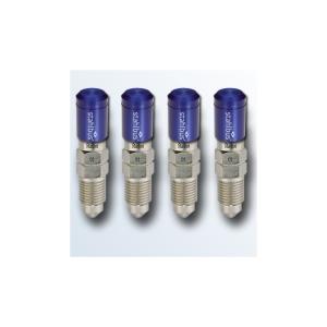 All ATVs (Universal), All Cars (Universal), All Jeeps (Universal), All Motorcycles (Universal), All Muscle Cars (Universal), All SUVs (Universal), All Trucks (Universal), All Vans (Universal), Fab Shop (Universal) Stahlbus Bleeder Valves with Blue Dust Caps - Steel (M10x1.5x20mm)