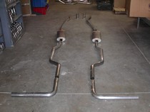 67-87 Sierra, 67-87 Silverado Stainless Works Exhaust System CNC mandrel bent Everlast 304 2 1/2