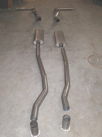 67-87 Sierra, 67-87 Silverado Stainless Works Exhaust System CNC mandrel bent Everlast 304 3