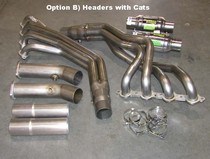 2004 Pontiac GTO LS1 Stainless Works headers.  CNC mandrel bent 1 3/4