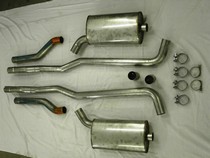 63-67 Corvette Small Block w/ SW headers Stainless Works Exhaust system-small block.  CNC Mandrel bent 2 1/2