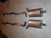 70-74 Corvette 427 Standard Stainless Works Exhaust system-big block-standard trans.  CNC Mandrel Bent 2 1/2