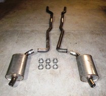 68-72 Corvette Small Block w/ SW headers Stainless Works Exhaust system.  CNC Mandrel bent 2 1/2