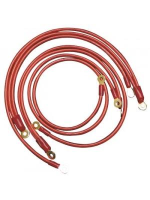 07-08 350z, 07-08 G35 4DR, 08-11 G37 2DR, 09-11 370z Stillen Grounding Kit - Red