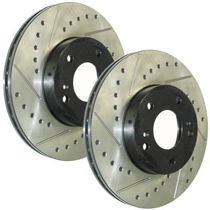 1991-2001 Bmw 740I, 740Il, 1991-2001 Bmw 850Ci, 850I, 850Csi StopTech Drilled and Slotted Rotor - Front Left