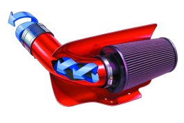 04-06 Nissan Titan Base,  Le,  Se,  Xe, 05-06 Nissan Armada Le,  Se Off-Road,  Se Street And Performance Electronics Airmax Spiral Flow Air Intake System