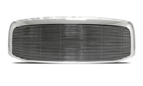 06-08 Dodge Ram Street Scene Chrome Grille Shell With Full Opening 4 Mm Billet Insert